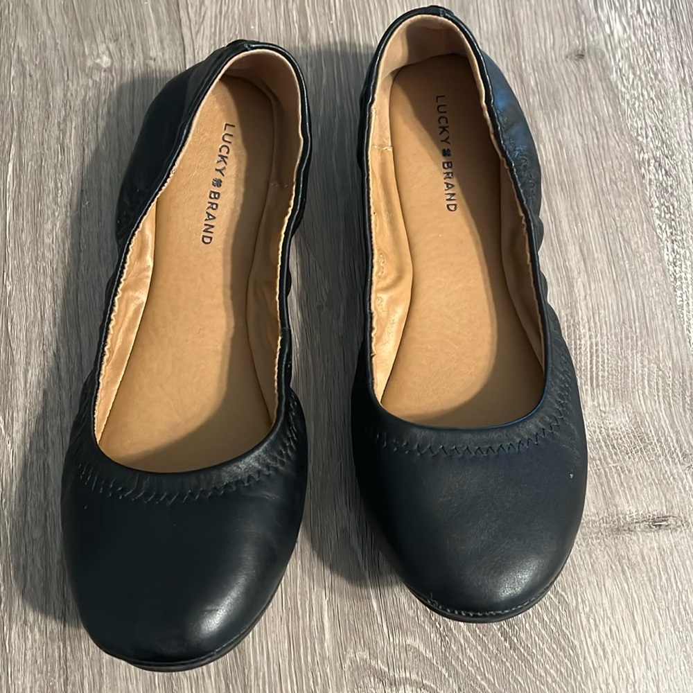 Lucky Brand Black Flats